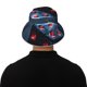 thumbnail image 5 of Balery Cosmic Red Sparkle Dice Sombreros para el sol para hombre y mujer, sombrero de pescador con UPF 50+, 5 of 6