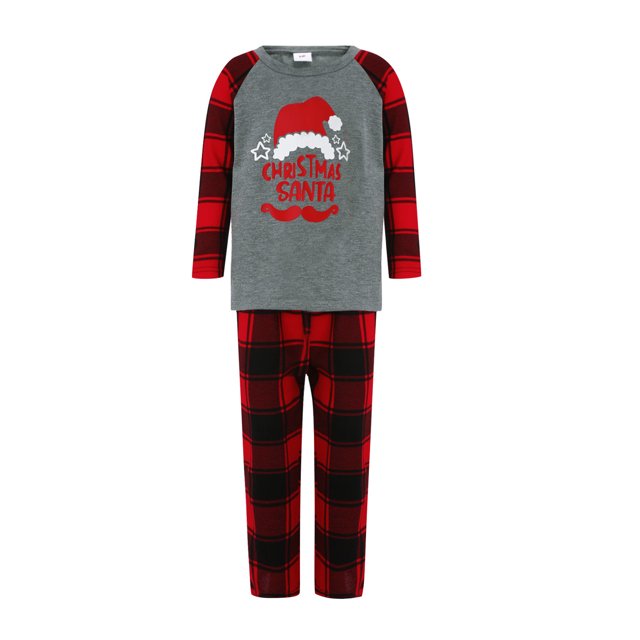 Conjuntos de pijamas familiares a juego Camiseta de manga larga y ropa de dormir en la parte inferior XBTCLXEBCO 3-4 años