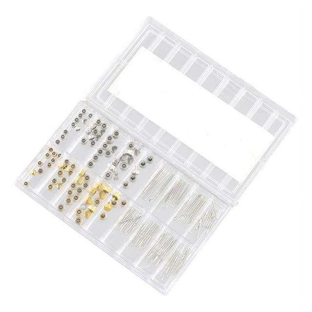 Watch Repair Kit, Watch Crown, Watch Stem Extender Crowns Accessory Repairing Replacement Tool Kit with Box