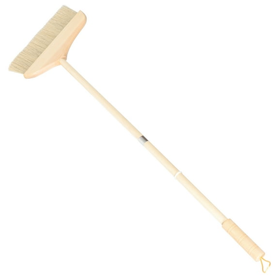 SOPOTUTU Floor Sweeper Broom Khaki 1Set