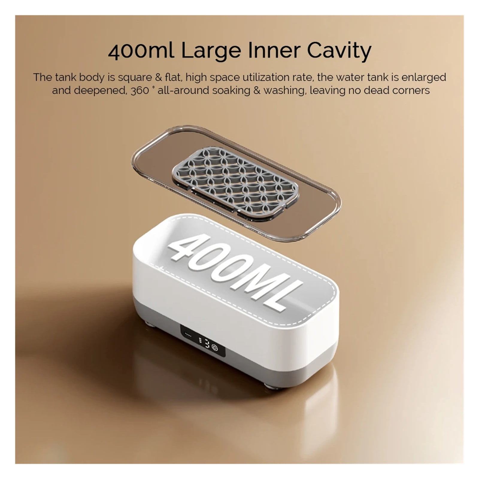 Ultrasonic Glasses Cleaning Ultrasound Jewelry Cleaner Machine High Frequency Ultrasonic Cleaning Bath For Jewelry Makeup Brush
