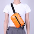 thumbnail image 4 of Bolso de cadera para mujer bolsa de cintura acolchada de algodón ligero bolso de salida diario suave para mujer, 4 of 9
