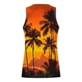 thumbnail image 5 of YUGYXL Men's Regular fit Tank Tops Sleeveless Hawaiian Vacation T Shirts Summer Fashion Tanks Shirt Palm Tree Printed Tee A Multicolor XXL, 5 of 5