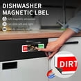 thumbnail image 6 of Dishwasher Magnet Clean Dirty Sign - Decorative Floral & Cat Magnetic Indicator with Sliding Cover - Aesthetic Kitchen Organization Sign with Non-Scratch Magnet & Adhesive Stickers, 6 of 10