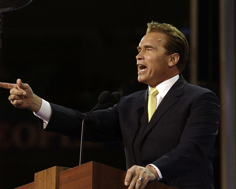 Arnold schwarzenegger speech picture