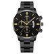 thumbnail image 5 of Relojes de hombre con calendario de seis agujas y tres ojos de moda empresarial, correa de acero para hombre., 5 of 6