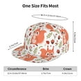 thumbnail image 6 of Haiem Squirrel And Classic Snapback Cap Flat Bill Hat Baseball Cap Adjustable Size Cotton Dad Hat, 6 of 9