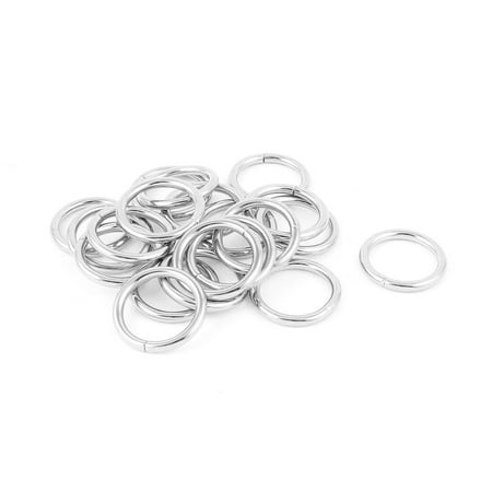 - Unique Bargains Silver Plate 34mm OD Jump Ring Split Rings Jewelry Findings 20pcs