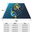 thumbnail image 3 of Zufioo Big bass fish1 Fleece Blanket Queen Size,Plush Bed Blanket,Ultra Soft Throw Blanket,Plush Fuzzy Cozy Blanket Perfect for Bed,Couch-50"x40", 3 of 7