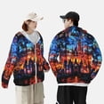 thumbnail image 4 of Easygdp Magical Stained Glass Castle Lightweight Long Sleeve Sun Shirt Sports long-Sleeved Sun Protective Clothing, Quick Drying Breathable-XX-Large, 4 of 7