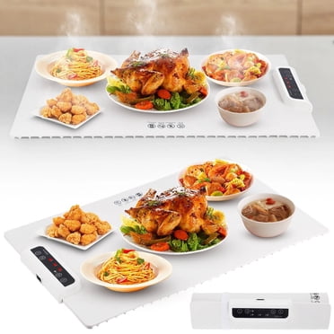 Anatole Electric Food Warmer Mat | 24x15 Large Silicone Warming Tray | 3 Temperature Settings For Buffets