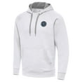 thumbnail image 2 of Men's-Antigua  White New York City FC Victory Fleece Raglan Pullover Hoodie, 2 of 3