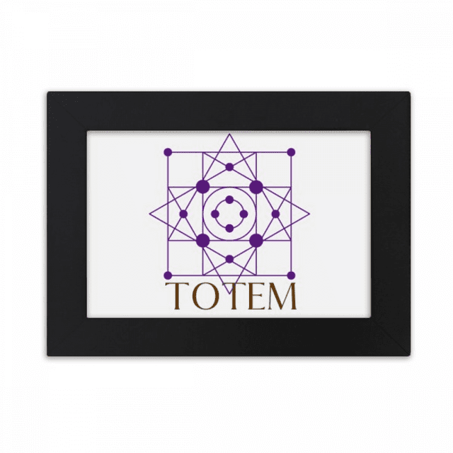 Center Circle Square Line Desktop Photo Frame Ornaments Picture Art Painting