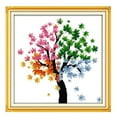 thumbnail image 1 of Pintura Estampada Cuadros Bordados Árbol de Imagen Rhinestone Decoración 54 x 54 cm, 1 of 9
