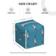 thumbnail image 4 of Balery Cartoon Whale Porta Pañuelos de Cuero con Estampado – Funda Moderna Cuadrada para Caja de Pañuelos, Dispensador 5x5x5'', 4 of 7