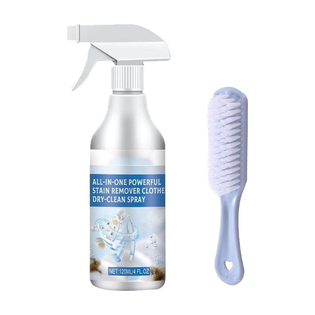 Eliminador de manchas Vanish en spray, limpieza en seco sin lavar, elimina manchas difíciles y espray eficaz para lavar la ropa, ideal para textiles de uso diario, 120 ml.