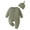 Green, variant on Huowey Newborn Girls Boys Winter Long Sleeve Jumpsuit Solid Color Print With Hat Outwear Fall Clothes Breathable Dailywear, 9-12 Months