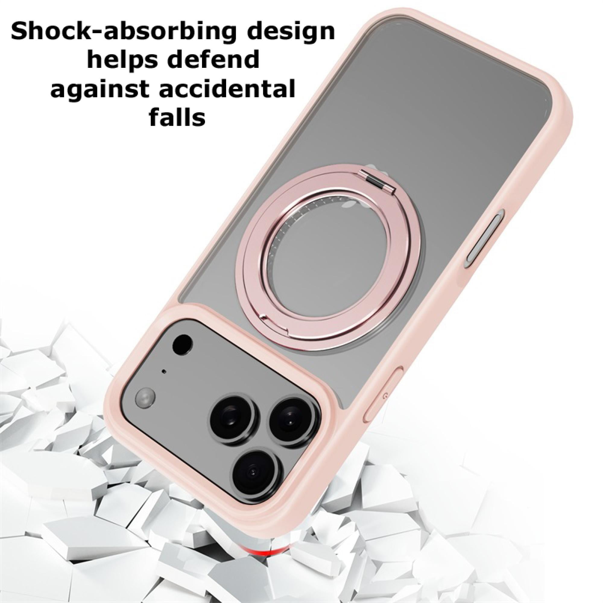 3-in-1 iPhone 17 Pro Max Protection Bundle – 3-Pack Tempered Glass Screen Protectors, Camera Lens Protector & 360° Ring Stand Case