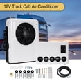 thumbnail image 3 of 12V Mini Split Air Conditioner for Semi-Truck/RV, 12000 BTU Engine-Off DC Cooling AC Unit, Up to 960W, Remote Control, 3 of 8