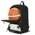 thumbnail image 2 of Yucurem Large Basketball Backpack, Multi-Pockets Gym Bag, Waterproof Sports Backpack (A), 2 of 10