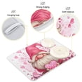 thumbnail image 4 of Cute Valentine Gnome with Heart Cartoon Dish Drying Mat Absorption Pad Kitchen Drainer for Counter Dinning Table 16" x 18", 4 of 8