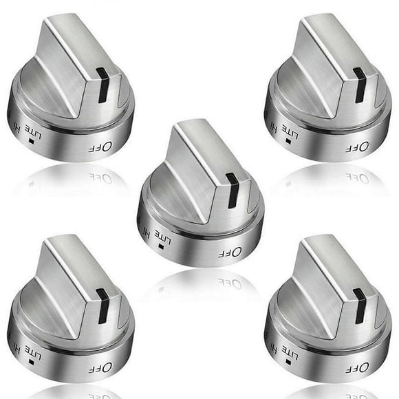 5Pcs/set WB03X24818 Stove Knob for AP5989029 PS11729081 JGBS66REK4SS Stove Accessories Cooktop Knobs Replacement
