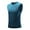 Blue, variant on Sakmal Gray Tank Tops for Men Gray Crew Neck Fast-Drying Solid with Pockets Camisole Muscle Sleeveless Shirts