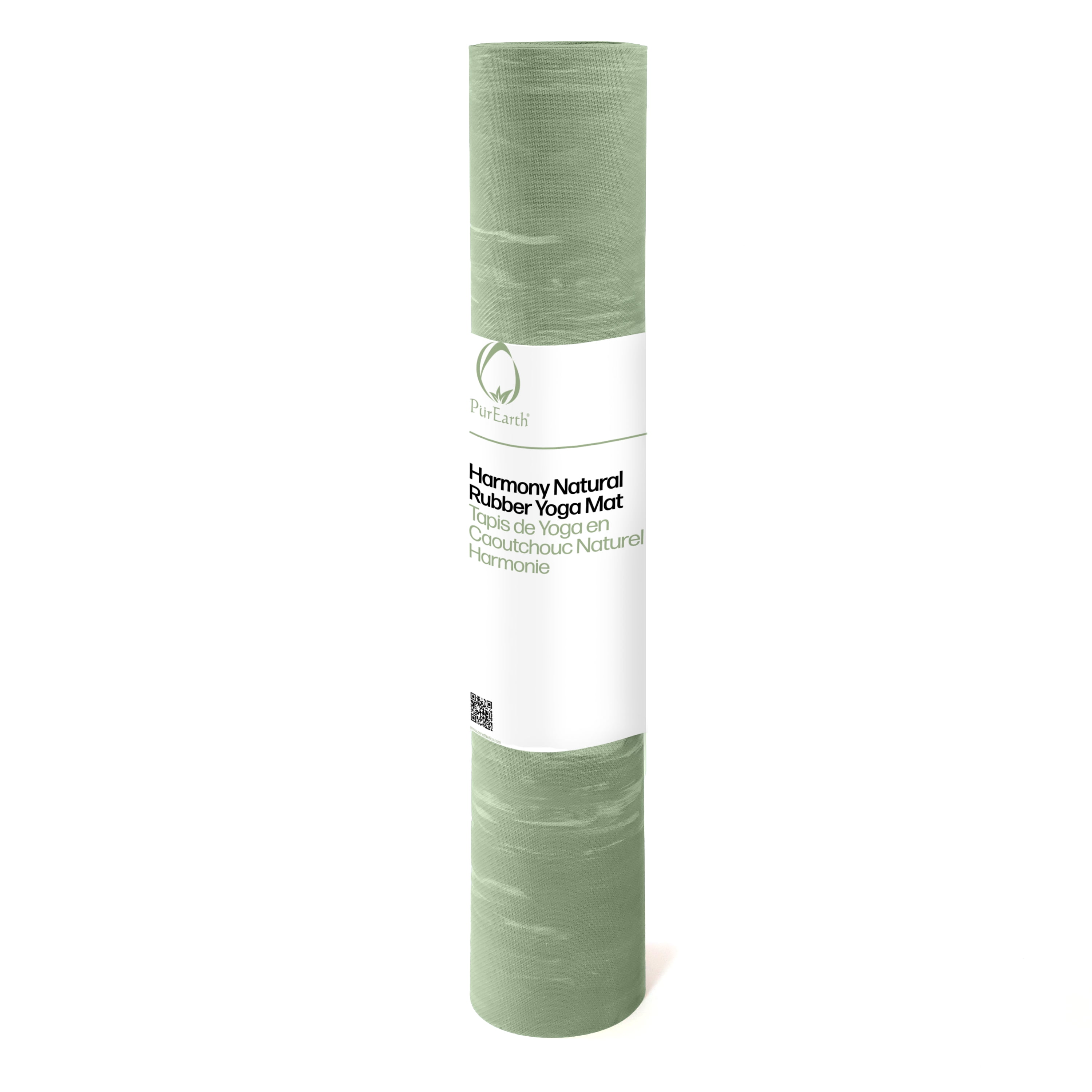 PurEarth Marbel Natural Rubber Yoga Mat - Sage