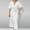 White, variant on Xihbxyly Party Dresses for Women Plus Size Solid Color Off the Shoulder Mid-Length Dress Quick Dry Slim Fit Short Sleeve Dresses
