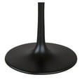 thumbnail image 4 of Central City Dining Table Gray & Black Dining Table, Modern Style, Natural Marble round shape tabletop, MDF, Indoor Dining, 4 of 5