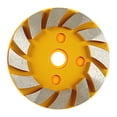 thumbnail image 1 of Copa de diamante para amolar hormigón, disco de amolar, disco de corte en hilera, accesorios de amolado para roca, mármol, granito y cemento. amarillo, 1 of 9