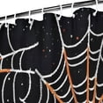 thumbnail image 3 of Halloween Spider Webs with Orange Spiders Shower Curtain 84"x72" ,Bathroom Decorative Shower Curtains Set with 12 Hooks,Modern Waterproof Washable Shower Curtain, 3 of 6