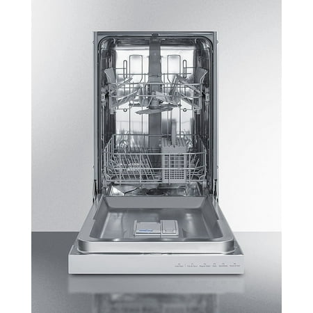 SUMMIT 18" Wide Built-In Dishwasher