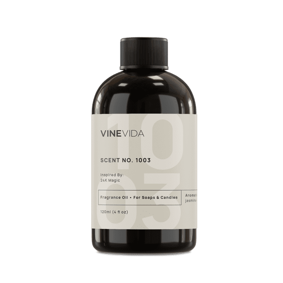 VINEVIDA Scent NO. 1003, Inspired By: 24K Magic Fragrance Oil, 4 Fl Oz