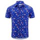thumbnail image 3 of Camisas de moda para hombre con bandera hawaiana de Estados Unidos, ropa de marihuana, blusa de manga corta con estampado 3D para playa, ropa vintage Y2k, 3 of 5