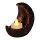 thumbnail image 3 of Vela de luz de té de estilo moderno Macarena adorno de decoración de Mubarak lámpara de Ramadán sin llama Cobre, 3 of 7