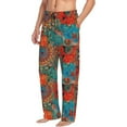 thumbnail image 2 of Xecao Mandala Colorful Men's Straight Lounge Pajama Pants: The Ultimate in Comfortable Sleepwear, 2 of 9