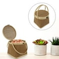 thumbnail image 3 of Panier Cadeau en Bambou 1 Pce Panier de Pique-Nique Polyvalent Panier de Rangement avec Couvercle (S), 3 of 6