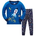 thumbnail image 3 of Conjunto de pijama de algodón para niños, ropa de dormir de 39 diseños, de animales, 3 of 4
