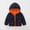 Dark Blue, variant on Krdevn Toddler Boys Girls Windproof Hooded Coat Patchwork Jacket Warm Outerwear,4-5 Years