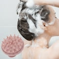 thumbnail image 2 of Unique Bargains 1 Pc Round Hair Shampoo Brush for Head Massage 2.95"x3.27" Pink, 2 of 6