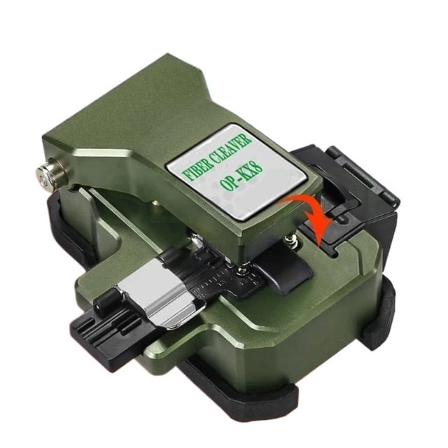 OP-KX8 Optical Fiber Cleaver Automatic Fiber Cleaver Cable Cutting FTTT Fiber Optic Knife Tools the same function with AUA-X8 ,Compact Body