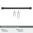 thumbnail image 4 of Amerock Faraday 10-1/16 inch (256mm) Center-to-Center Oil-Rubbed Bronze Cabinet Pull, 4 of 6