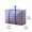 L, variant on 1PC foldable moving bag Large capacity woven bag snakeskin bag Waterproof portable mobile bag blue