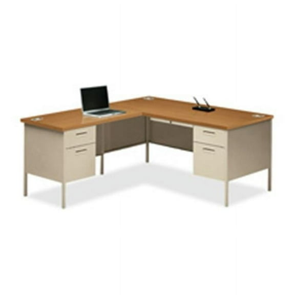 Right Pedestal Desk- 60in.x30in.x29-.50in.- HVST-PY
