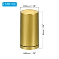 thumbnail image 2 of Unique Bargains Bouchon Rétractable en PVC avec Languette pour Bouteille de Vin, 120 Pcs 30x60mm Couverture Rétractable Ton Or, 2 of 5
