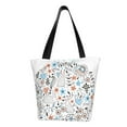 thumbnail image 2 of Kdxio Floral with Rabbits Women Reusable Grocery Bags Foldable Ripstop,Reusable Shopping Bags for Shopping,Gym,Gift, 2 of 7
