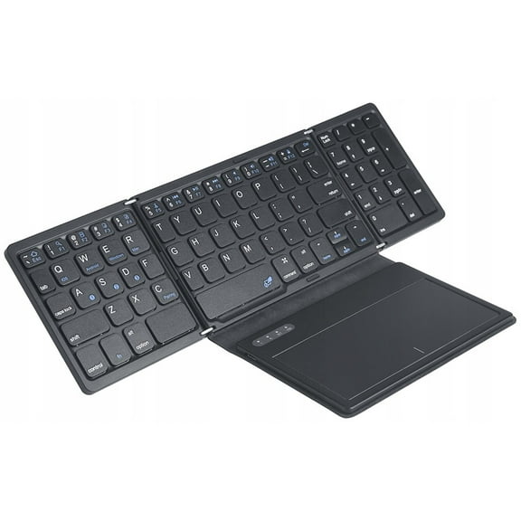 Portable Wireless Triple Bluetooth Keyboard with Touchpad B055