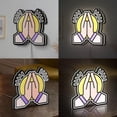 thumbnail image 2 of Prayer 3D Novelty Light Box, Religious Worship Lamp, Hands Gesture Night Light, Spiritual LED Decor, Faith Gift (Width 24 inch, 60cm), 2 of 9