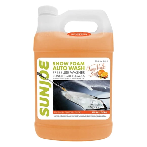 Concentrado de Jabón y Limpiador para Lavado de Autos con Espuma de Nieve 3.78L - Sun Joe